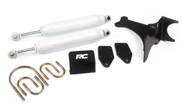 Rough Country - Rough Country - Steering Stabilizer - Dual - 2-8 Inch Lift - Ford Super Duty (05-22) - 8749130WS - Image 1