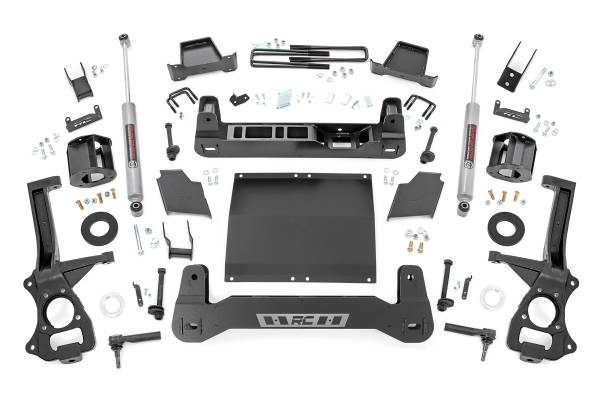 Rough Country - Rough Country - 6 Inch Lift Kit - Diesel - GMC Sierra 1500 2WD/4WD (2019-2024 & Classic) | 22931D - Image 1