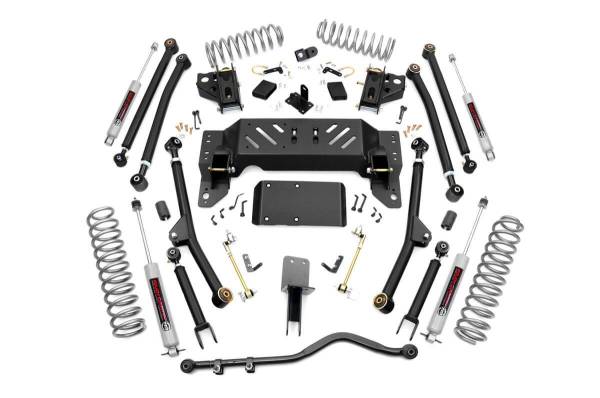 Rough Country - 4 Inch Lift Kit - Long Arm - Jeep Grand Cherokee ZJ 4WD (1993-1998) | 90222 - Image 1