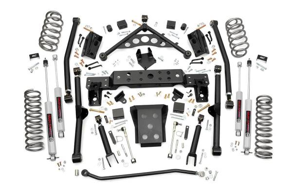 Rough Country - 4 Inch Lift Kit - Long Arm - Jeep Grand Cherokee WJ 4WD (1999-2004) | 90820 - Image 1