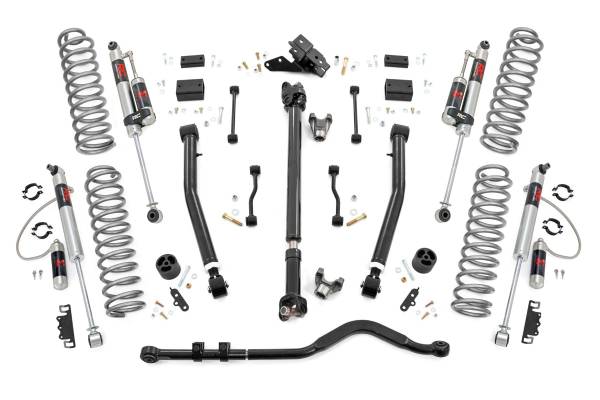 Rough Country - Rough Country - 3.5 Inch Lift Kit - Adj LCA - FR D/S - M1R - Jeep Wrangler JL Rubicon 4WD (18-23) | 90944 - Image 1