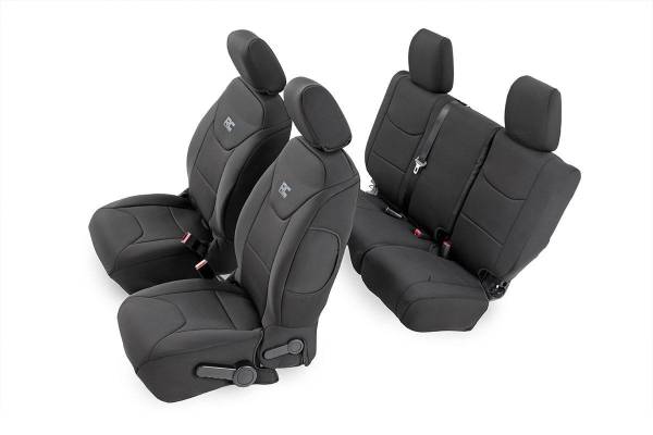 Rough Country - Rough Country - Seat Covers - Front and Rear - Jeep Wrangler Unlimited 4WD (2011-2012) | 91003 - Image 1