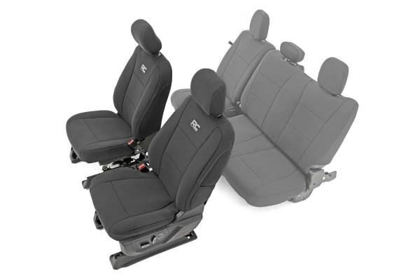 Rough Country - Seat Covers - Front Bucket Seats - Ford F-150/Lightning/F-250/F-350 (15-25) | 91016 - Image 1