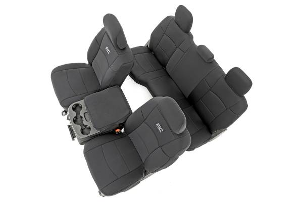 Rough Country - Rough Country - Seat Covers - FR & RR - 60/40 Rear Seat - Ram 2500 2WD/4WD (2019-2024) | 91044 - Image 1