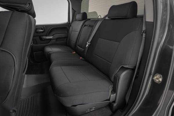 Rough Country - Seat Covers - FR Bucket & RR 60/40 Bench - Chevy/GMC 2500HD/3500HD (14-25) - 91070 - Image 1