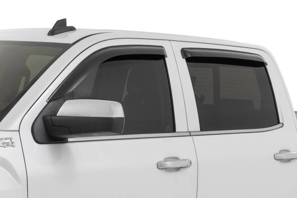 Rough Country - Rough Country - Side Window Deflectors - Tape On Rain Guard - Chevy/GMC 1500/2500HD/3500HD 2WD/4WD | 911418 - Image 1