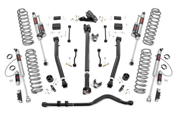 Rough Country - Rough Country - 3.5 Inch Lift Kit - Adj Lower - FR D/S - M1R - Jeep Wrangler Unlimited 4WD (24-25) | 91544 - Image 1