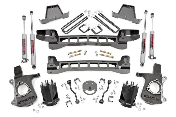 Rough Country - Rough Country - 6 Inch Lift Kit - Chevy Silverado & GMC Sierra 1500 2WD (1999-2006 & Classic) | 23420 - Image 1