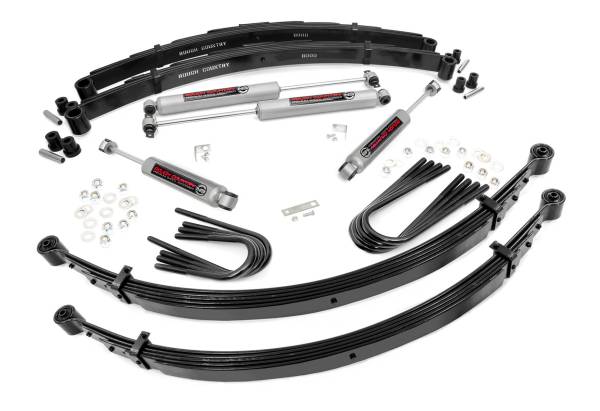Rough Country - Rough Country - 2 Inch Lift - 52 Inch Rear Springs - Chevy/GMC 3/4-Ton Suburban/C25/K25 Truck (77-87) | 24030 - Image 1