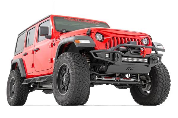 Rough Country - Rough Country - 3.5 Inch lift Kit - C/A Drop - FR D/S - M1 - Jeep Wrangler Unlimited (24-26) - 91940 - Image 1