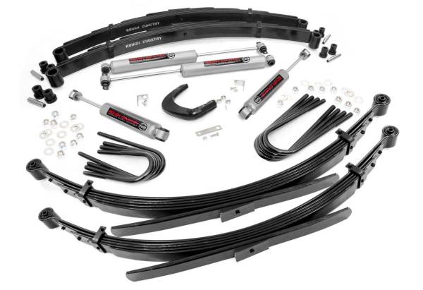 Rough Country - Rough Country - 4 Inch Lift Kit - 56 Inch RR Springs - Chevy/GMC 3/4-Ton Suburban/C25/K25 Truck (77-87) | 25530 - Image 1