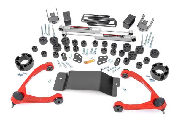 Rough Country - Rough Country - 4.75 Inch Lift Kit - Combo - Chevy/GMC 1500 4WD (07-13) | 257.20RED - Image 1