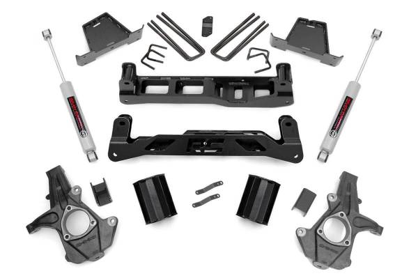 Rough Country - Rough Country - 7.5 Inch Lift Kit - Chevy Silverado & GMC Sierra 1500 2WD (2007-2013) | 26330 - Image 1
