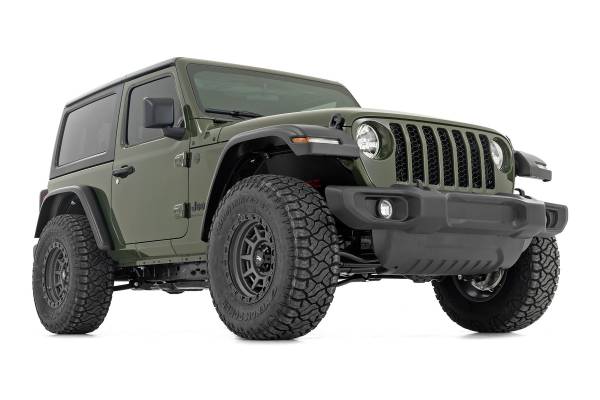 Rough Country - Rough Country - 3.5 Inch Lift Kit - C/A Drop - Front D/S - M1 - Jeep Wrangler JL 4WD (24-26) - 94140 - Image 1