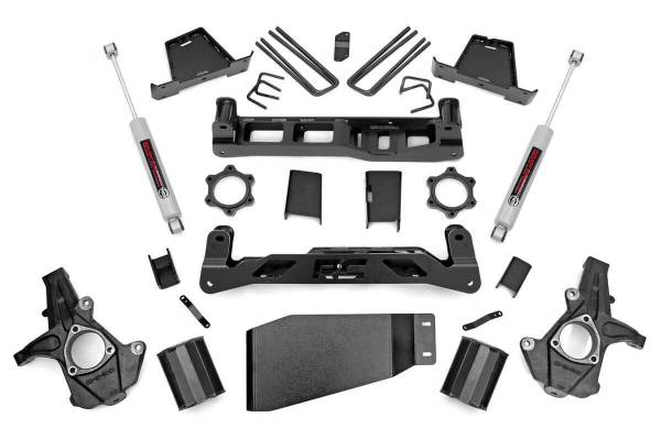 Rough Country - Rough Country - 7.5 Inch Lift Kit - Chevy Silverado & GMC Sierra 1500 4WD (2007-2013) | 26430 - Image 1