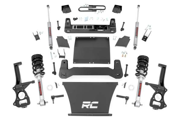 Rough Country - Rough Country - 6 Inch Lift Kit -Mono Leaf Rear - N3 Struts - GMC Sierra 1500 2WD/4WD (2025) | 26632_A - Image 1