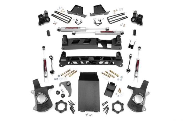 Rough Country - Rough Country - 6 Inch Lift Kit - Chevy Silverado & GMC Sierra 1500 4WD (1999-2006 & Classic) | 27220A - Image 1