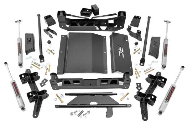 Rough Country - 4 Inch Lift Kit - Chevy C1500/K1500 Truck & SUV 4WD (1988-1999) | 27430 - Image 1