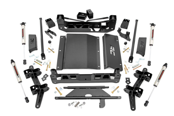 Rough Country - 4 Inch Lift Kit - V2 - Chevy C1500/K1500 Truck & SUV 4WD (1988-1999) | 27470 - Image 1