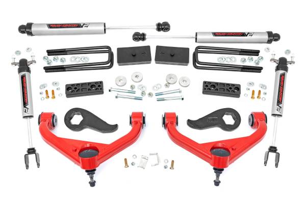 Rough Country - 3 Inch Lift Kit - UCAs - V2 - Chevy/GMC 2500HD/3500HD (20-25) | 95870RED - Image 1