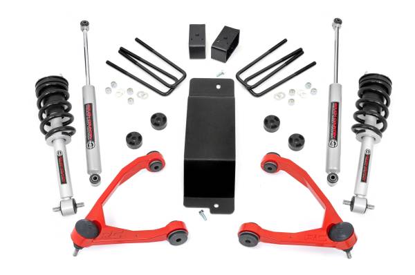 Rough Country - Rough Country - 3.5 Inch Lift Kit - UCA - N3 Struts - Chevy/GMC 1500 (07-13) | 27731RED - Image 1