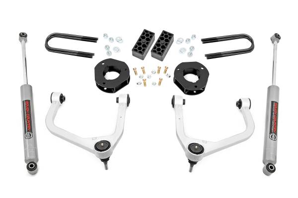 Rough Country - Rough Country - 3.5 Inch Lift Kit - Rear Mono Leaf - Chevy Silverado 1500 2WD/4WD (2025) | 28230_A - Image 1