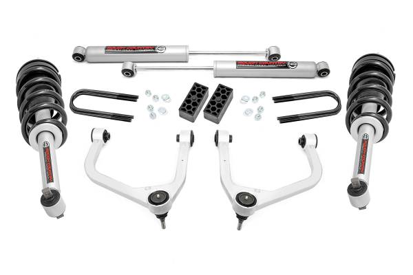 Rough Country - Rough Country - 3.5 Inch Lift Kit - N3 Struts - Rear Mono Leaf - Chevy Silverado 1500 (22-24) | 28231 - Image 1