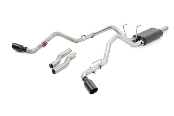 Rough Country - Rough Country - Performance Cat-Back Exhaust - Stainless - 4.7L/5.7L - Ram 1500 (10-18 & Classic) | 96009 - Image 1