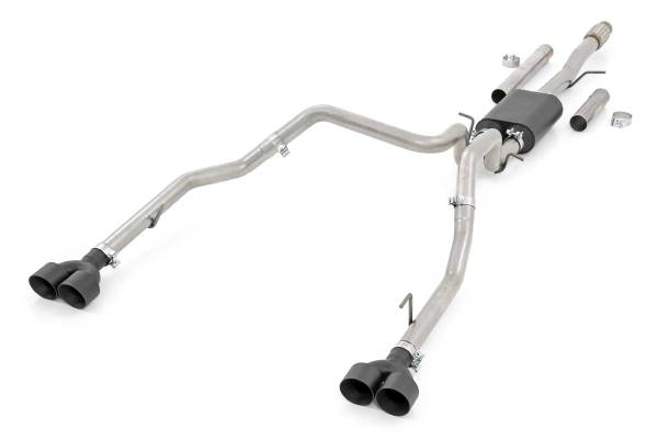 Rough Country - Rough Country - Performance Exhaust - Stainless - Crew/Dbl - RR Exit - Chevy/GMC Sierra/Silverado 1500 (19-25) | 96011 - Image 1