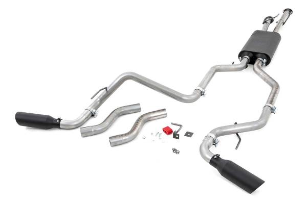 Rough Country - Performance Cat-Back Exhaust - Stainless - 4.6L/5.7L - Toyota Tundra (09-21) | 96012 - Image 1