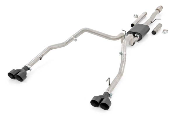 Rough Country - Rough Country - Performance Cat-Back Exhaust - 6.2L - 5'8 in. & 6'6 in. Bed - Chevy/GMC Sierra/Silverado 1500 (19-25) | 96014 - Image 1