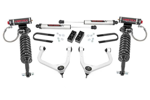 Rough Country - Rough Country - 3.5 Inch Lift Kit - Vertex/V2 - Rear Mono Leaf - Chevy Silverado 1500 (22-24) | 28257 - Image 1
