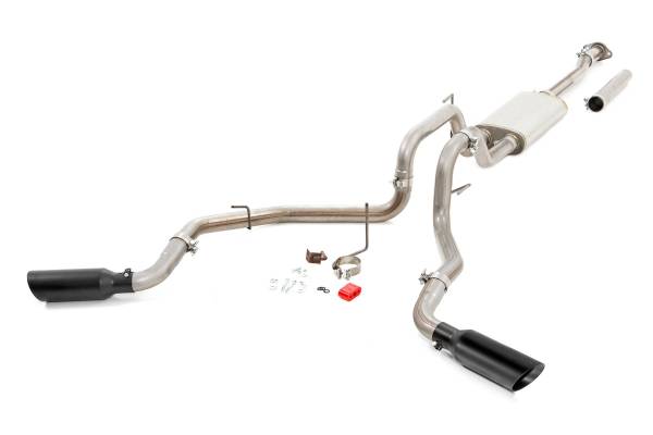 Rough Country - Rough Country - Performance Cat-Back Exhaust - Stainless - 2.7/3.5/5.0L - Ford F-150 (21-25) | 96018 - Image 1