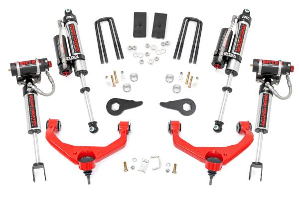 Rough Country - 3.5 Inch Lift Kit - Vertex - w/ Overloads - Chevy/GMC 2500HD/3500HD (11-19) | 97550RED - Image 1