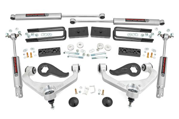Rough Country - 3 Inch Lift Kit - w/ Overloads - Chevy/GMC 2500HD/3500HD (20-25) | 97730 - Image 1