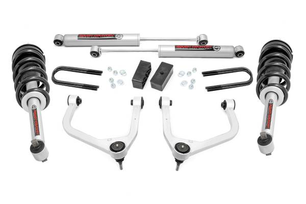 Rough Country - Rough Country - 3.5 Inch Lift Kit - Mono Leaf Rear - N3 Struts - GMC Sierra 1500 2WD/4WD (2025) | 28831_A - Image 1