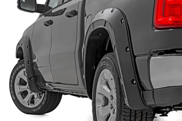 Rough Country - Rough Country - Fender Flares - Defender - PAU Granite Crystal - Ram 1500 2WD/4WD (2025) - A-D319205-PAU - Image 1