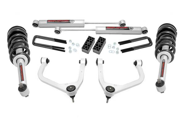 Rough Country - Rough Country - 3.5 Inch Lift Kit - N3 Struts - Chevy Silverado 1500 2WD/4WD (2019-2024 & Classic) | 29532 - Image 1
