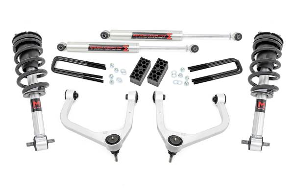 Rough Country - 3.5 Inch Lift Kit - M1 Struts/M1 - Chevy Silverado 1500 2WD/4WD (2019-2024 & Classic) | 29540 - Image 1