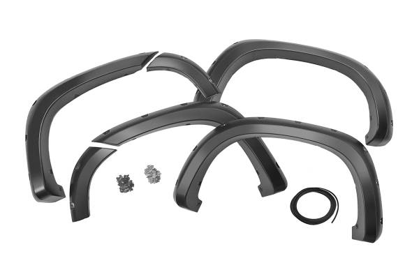 Rough Country - Rough Country - Pocket Fender Flares - GPA Graphite - Chevy Silverado 1500 2WD/4WD (19-21) | F-C11911A-GPA - Image 1