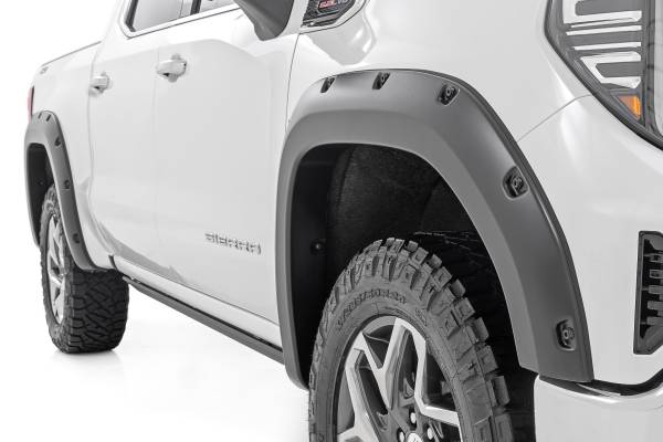 Rough Country - Rough Country - Fender Flares - GTL Desert Sand - GMC Sierra 1500 2WD/4WD (2019-2025 & Classic) | F-C11950A-GTL - Image 1