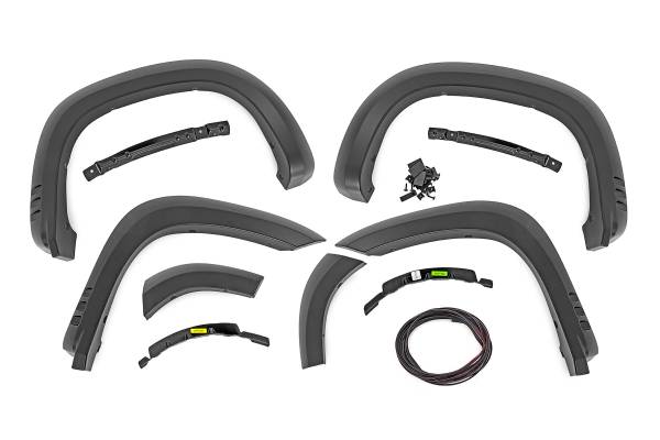 Rough Country - Rough Country - Fender Flares - SF1 - GCN Victory Red - Chevy Silverado 1500 2WD/4WD (2019-2025 & Classic) | F-C319201A-GCN - Image 1