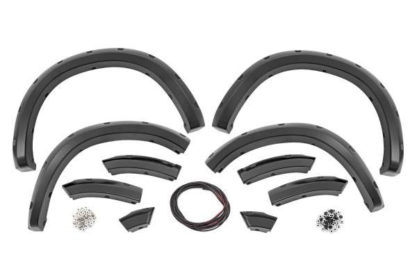 Rough Country - Rough Country - Pocket Fender Flares - GW7 Bright White - Ram 1500 2WD/4WD (2010-2018 & Classic) | F-D10911B-GW7 - Image 1