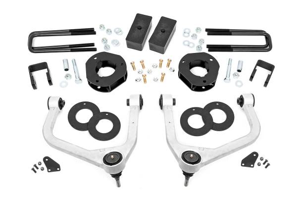 Rough Country - Rough Country - 3.5 Inch Lift Kit - Adaptive Ride Control - Chevy/GMC Sierra 1500 (19-24)/Silverado 1500 (19-24) | 29601 - Image 1