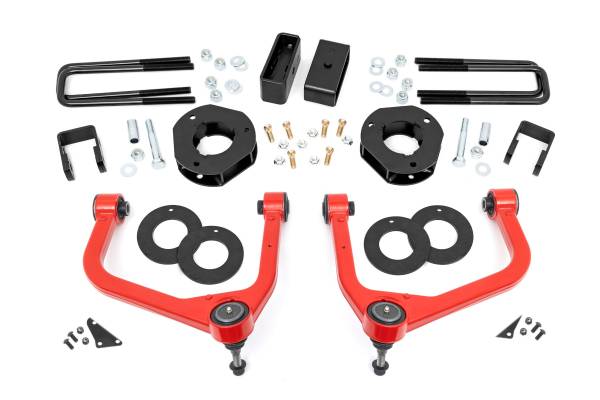 Rough Country - Rough Country - 3.5 Inch Lift Kit - Adaptive Ride Control - Chevy/GMC Sierra 1500 (19-24)/Silverado 1500 (19-24) | 29601RED - Image 1