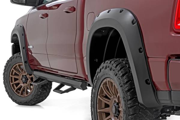 Rough Country - Rough Country - Pocket Fender Flares - Gloss Black - Ram 1500 2WD/4WD (2025) | F-D319205-RCGB - Image 1