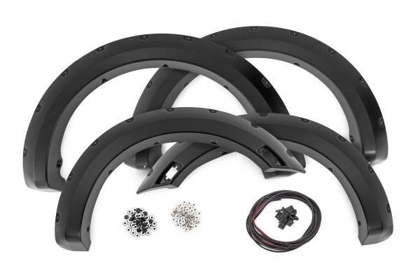 Rough Country - Rough Country - Pocket Fender Flares - JS Iconic Silver - Ford Ranger 2WD/4WD (2019-2023) | F-F11201A-JS - Image 1