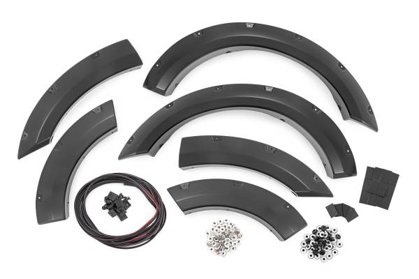 Rough Country - Rough Country - Pocket Fender Flares - YZ Oxford White - Ford Bronco Sport 4WD (2021-2025) | F-F11612A-YZ - Image 1