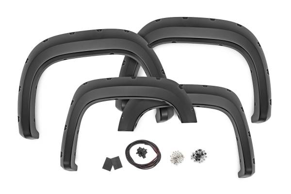 Rough Country - Rough Country - Pocket Fender Flares - 5'9 in. Bed - GAP Midnight Blue - GMC Sierra 1500 (07-13) | F-G10717-GAP - Image 1