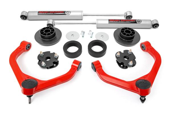 Rough Country - Rough Country - 3 Inch Lift Kit - N3 - Ram 1500 4WD (2012-2018 & Classic) | 31230RED - Image 1